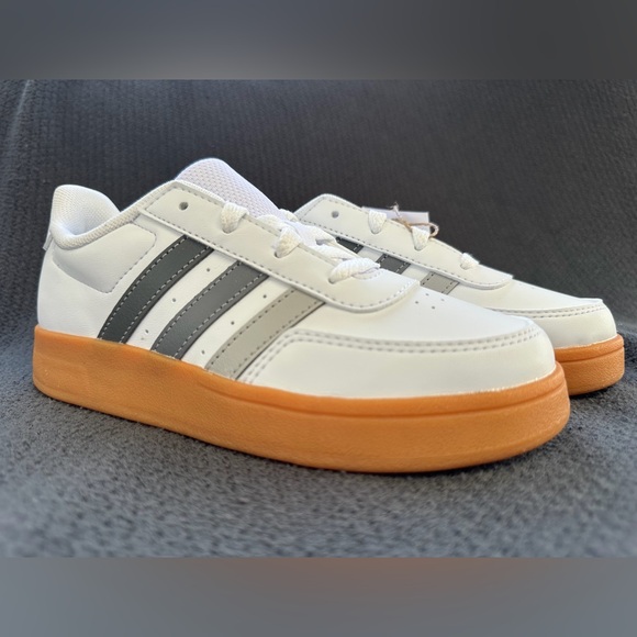 Adidas Breaknet 2.0 K, White and gradient grey - Picture 10 of 10